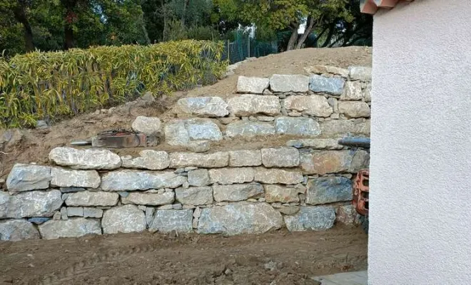 Enrochement, Sainte-Maxime, LVTP Terrassement