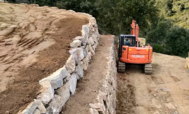 Enrochement, Sainte-Maxime, LVTP Terrassement