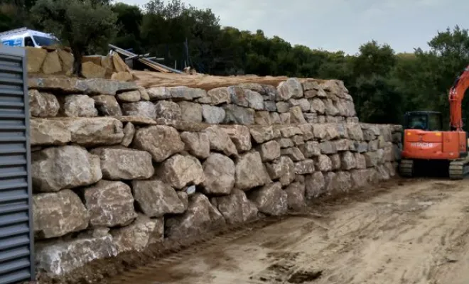 Enrochement, Sainte-Maxime, LVTP Terrassement