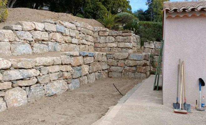 Enrochement, Sainte-Maxime, LVTP Terrassement