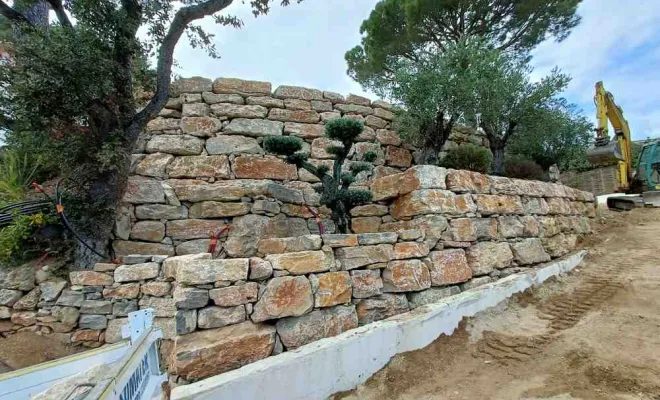 Enrochement, Sainte-Maxime, LVTP Terrassement