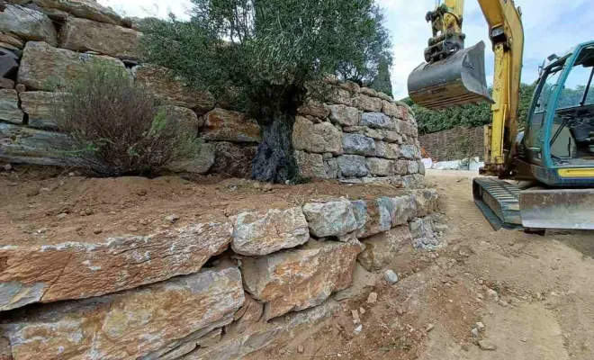 Enrochement, Sainte-Maxime, LVTP Terrassement