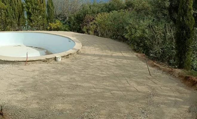Piscine, Sainte-Maxime, LVTP Terrassement