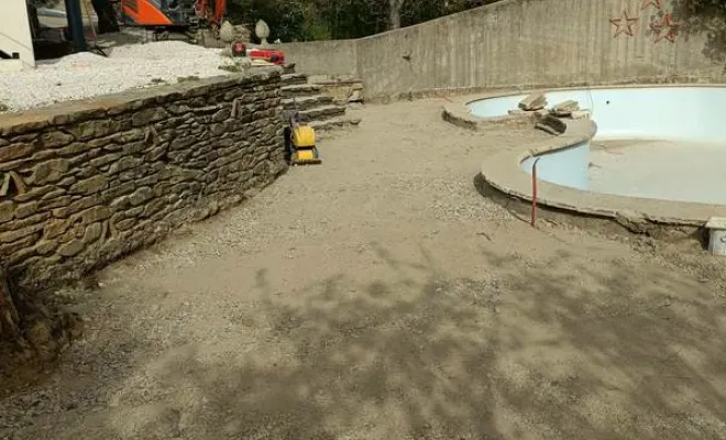 Piscine, Sainte-Maxime, LVTP Terrassement